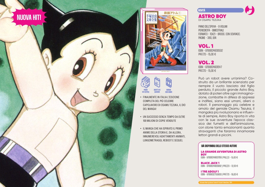 J-POP Manga: le novità dal Direct 122 - Arriva Astroboy